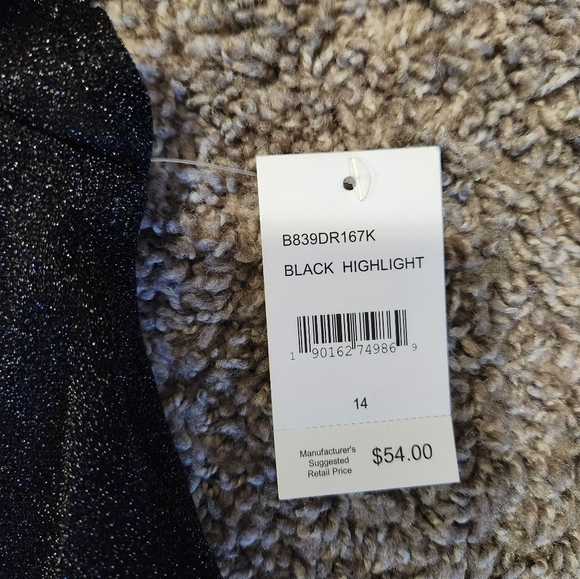 BCBG Girls Dress Highlight Black, Size 14 - Picture 3 of 4